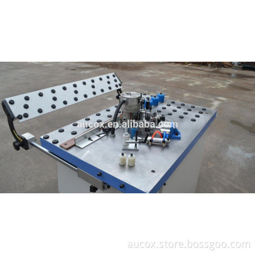 45 degree working table manual edge banding machine